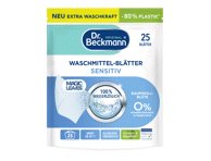 Skalbinių servetėlės ​​DR. BECKMANN Magic Leaves Laundry Detergent, 25 sk., 25 vnt