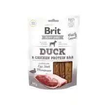 Skan. šunims BRIT JERKY DUCK PROTEIN, 80 g
