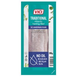 Skandinaviška silkių filė be aliejaus, VIČI, 200 g