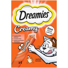 Skanėstai katėms DREAMIES CREAMY, su vištiena, 40 g