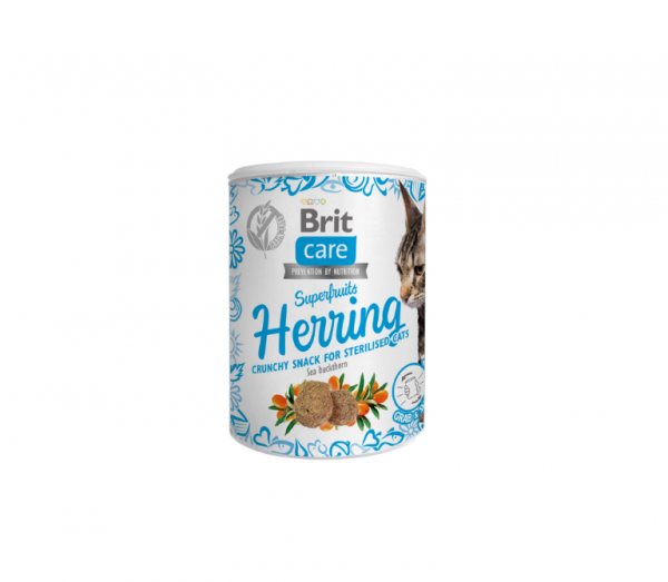 Skanėstas katėms Brit Care Cat Superfruits Herring, 100 g