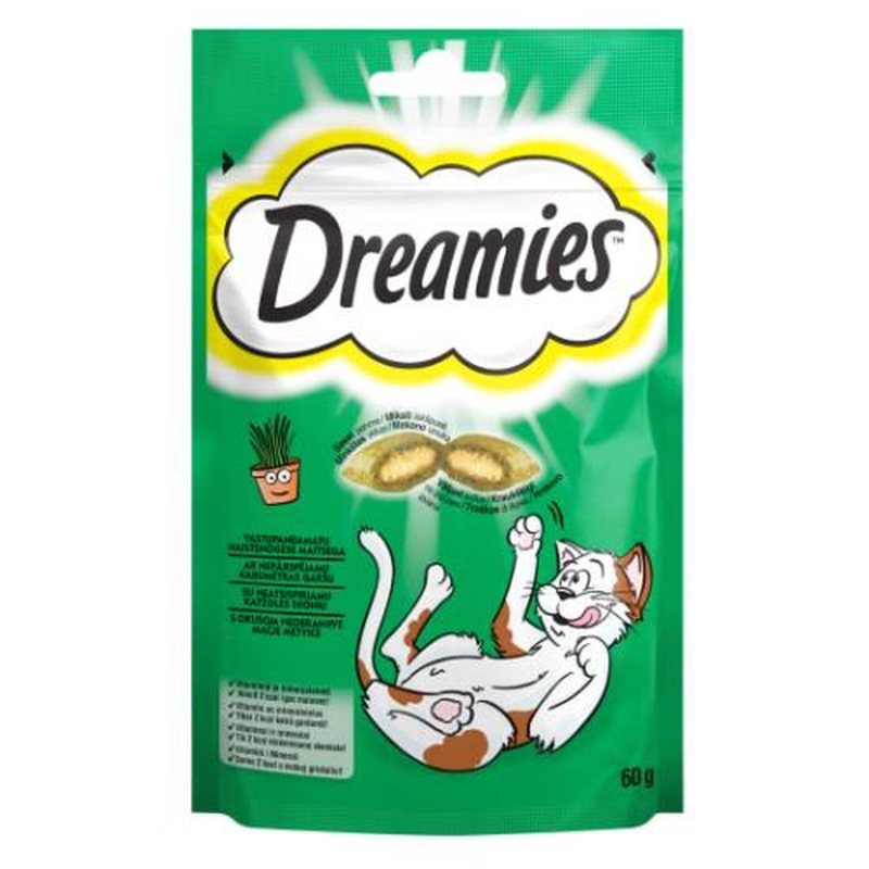 Skanėstas katėms DREAMIES, katžolės skonio, 60 g