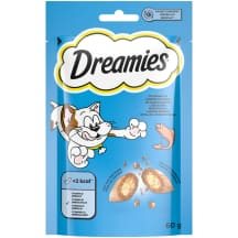 Skanėstas katėms su lašiša DREAMIES, 60 g