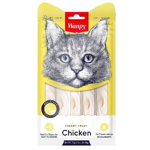 Skanėstas katėms WANPY Creamy, su vištiena, 70 g