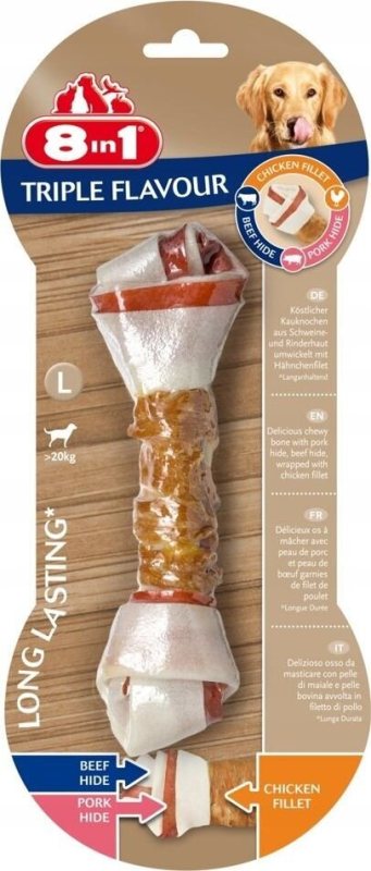 Skanėstas šunims 8in1, su kiauliena, jautiena ir vištiena, 85 g