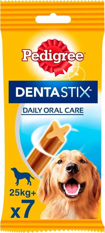 Skanėstas šunims PEDIGREE Dentastix, dideliems šunims, 270 g, 7 vnt