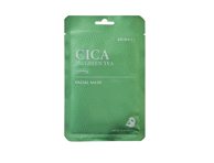 SKIN627 lakštinė veido kaukė raminamoji su cica ir žaliąja arbata, 22 ml
