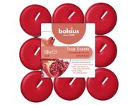 Skridininės žvakės BOLSIUS, granatų kvapo, 18 vnt., 18 vnt