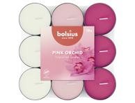 Skridininės žvakės BOLSIUS Pink Orchid, 18 vnt