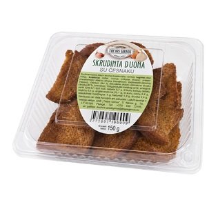 Skrud. duona su česnaku TREJOS GIRNOS, 150 g