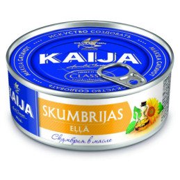 Skumbrė aliejuje KAIJA EO, 240 g