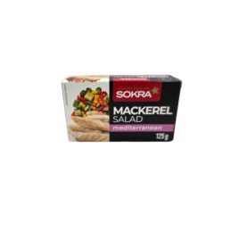 Skumbrės salotos Viduržemio jūros stiliumi SOKRA, 125 g