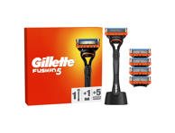 Skustuvas GILLETTE FUSION + skustuvo galvutės, 5 vnt