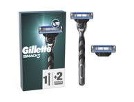 Skustuvas GILLETTE MACH3, +2 galvutės