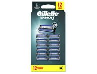 Skustuvo galvutės GILLETTE MACH3, 12 vnt