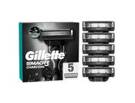 Skustuvo galvutės GILLETTE MACH3 Charcoal, 5 vnt
