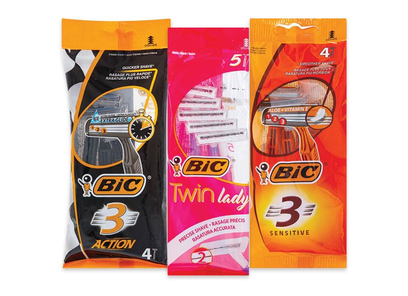 Skutimosi priemonėms BIC