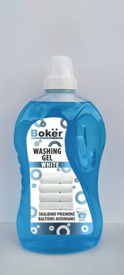 Skysta skalbimo priemonė BOKER WHITE, 3 l