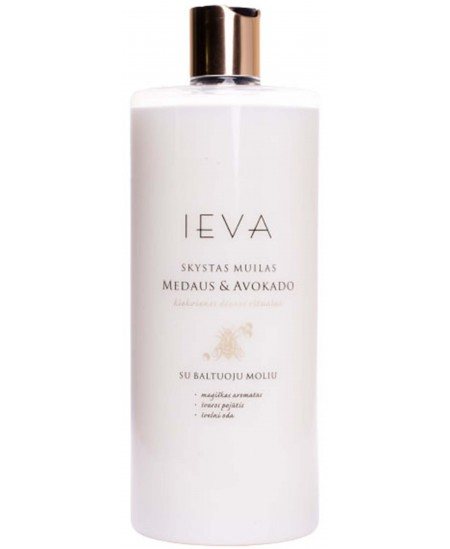 Skystas muilas IEVA medaus ir avokado aromato, 1 l