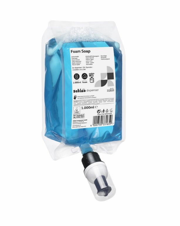 Skystas muilas Satino by WEPA Foam Soap, SF1, 6 vnt