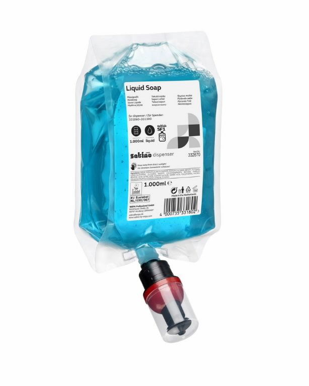 Skystas muilas Satino by WEPA Liquid Soap, 6 vntx SF1, 1000 ml