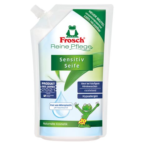 Skystas rankų muilas FROSCH Sensitiv, 500 ml