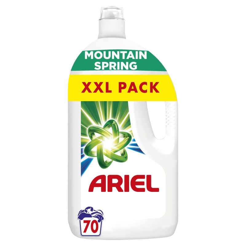 Skystas skalbiklis ARIEL Mountain Spring, 3,5 l, 70 skalb.