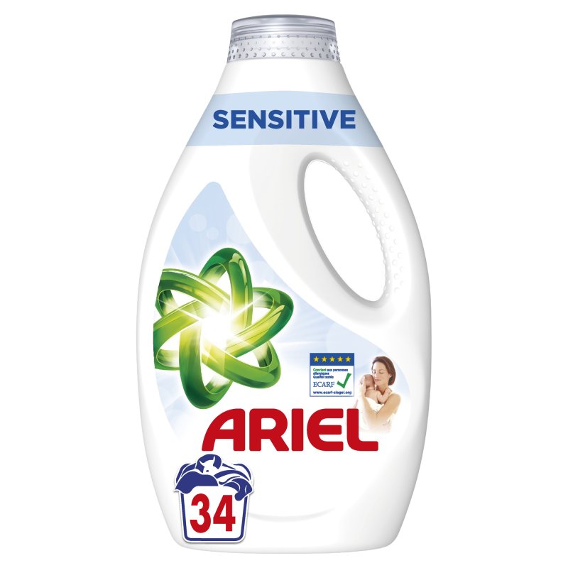 Skystas skalbiklis ARIEL Sensitive, 1,7 l, 34 skalb.