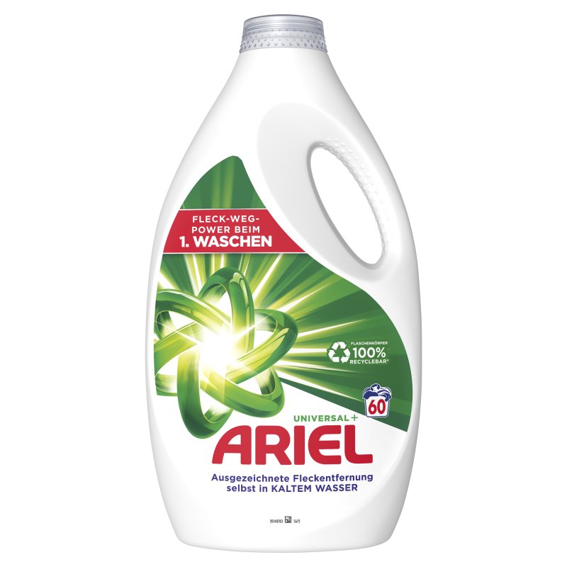 Skystas skalbiklis ARIEL Universal+, 3 l, 60 skalb.