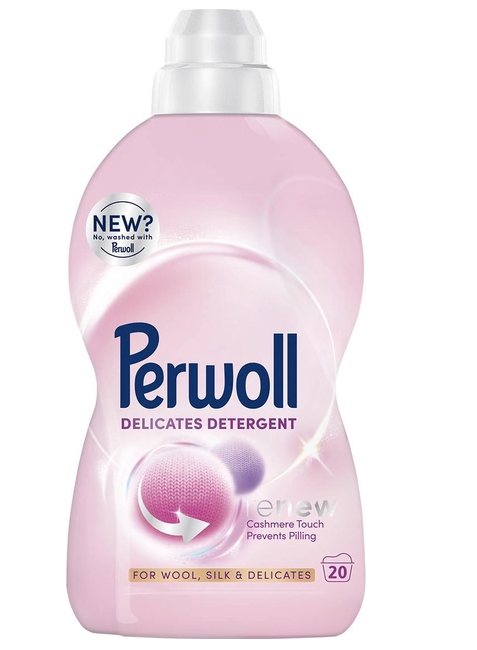 Skystas skalbiklis PERWOLL Wool & Delicates, 20 skalbimų, 1 l