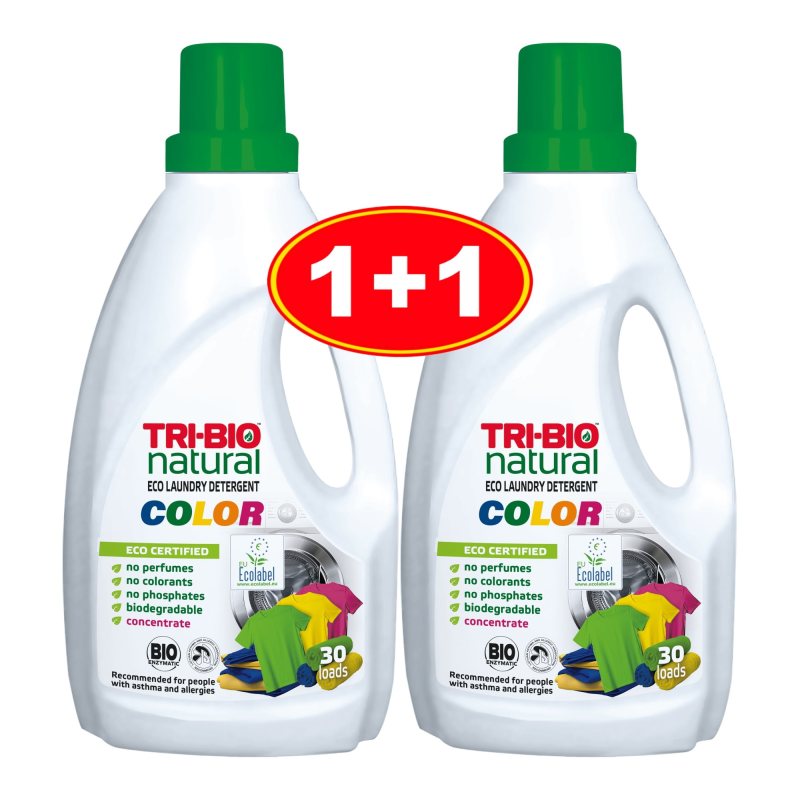 Skystas skalbiklis TRI-BIO Color, (1+1), 2.84 l