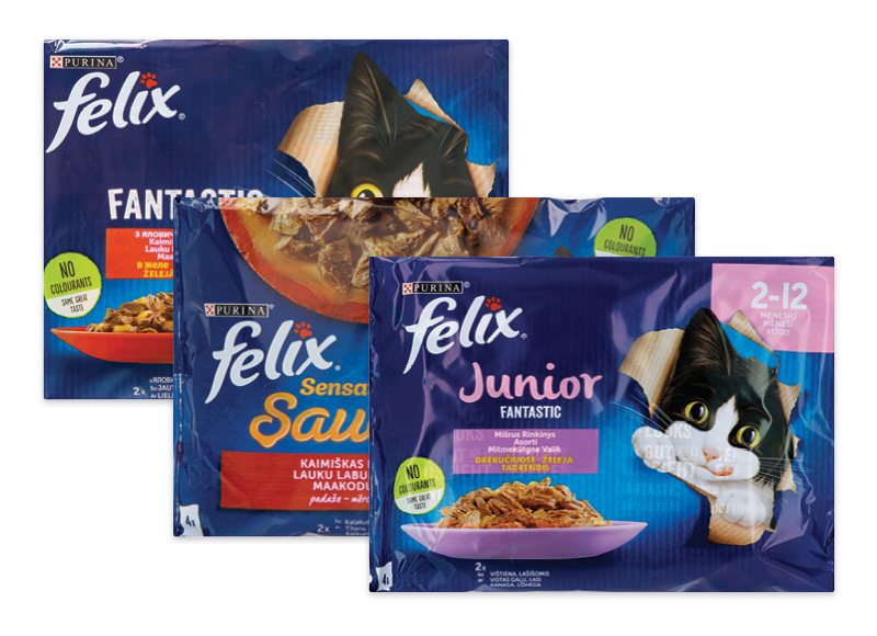 Šlapias kačių ėdalas FELIX