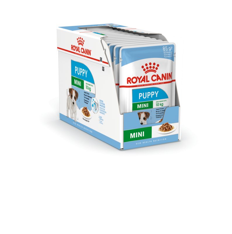 Šlapias šuniuku ėdalas ROYAL CANIN MINI PUPPY WET, 12 x 85 g