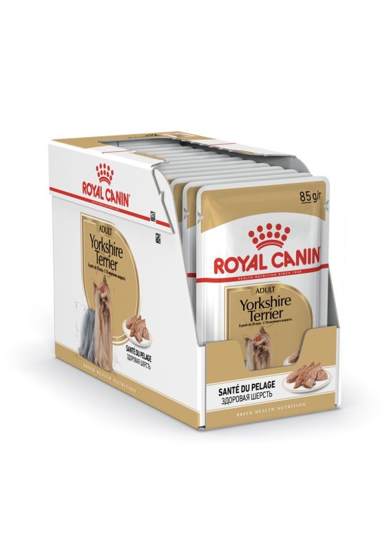 Šlapias šunų ėdalas jorkšyrų terjierams ROYAL CANIN YORKSHIRE WET, 12 x 85 g
