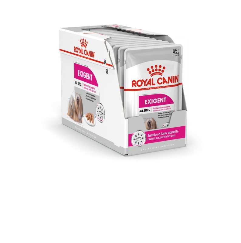 Šlapias šunų ėdalas ROYAL CANIN EXIGENT LOAF, 12 x 85 g