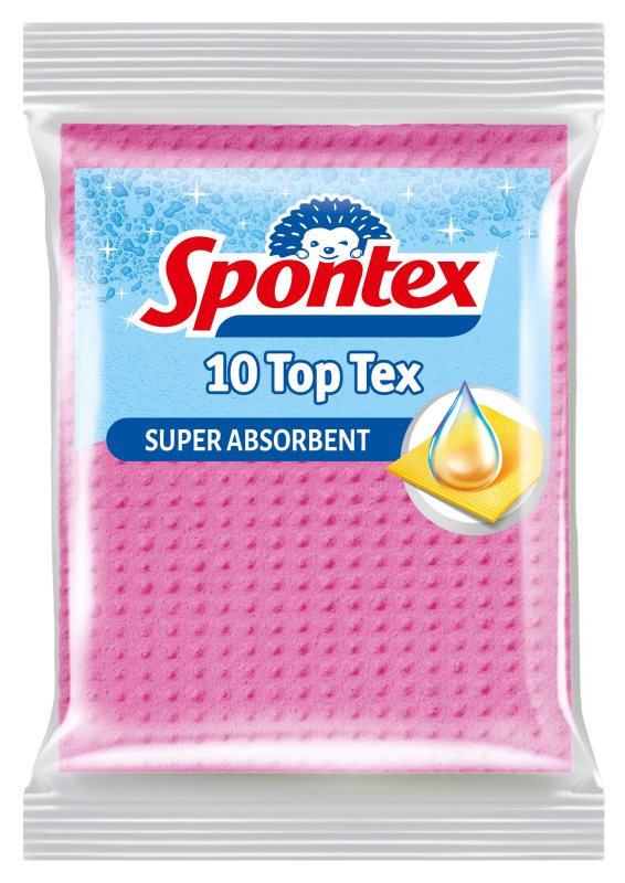Šluostės - kempinės SPONTEX TOP TEX, 10 vnt