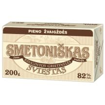 SMETONIŠKAS sviestas, 82 % rieb., 200 g