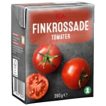 Smulkiai pjaustyti pomidorai ICA, 390 g