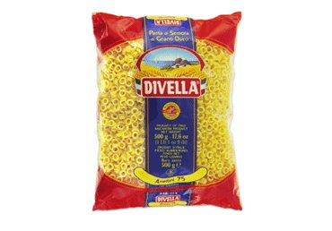 Smulkūs makaronai DIVELLA ANELLINI Nr. 75, 500 g