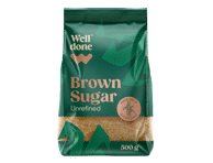 Smulkus rudasis cukrus WELL DONE, 500 g
