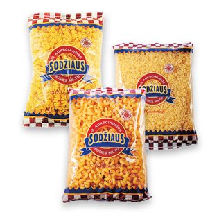 SODŽIAUS makaronai (6 rūšių), 400 g