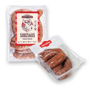 SODŽIAUS šviežios dešrelės (2 rūš.), 490 g