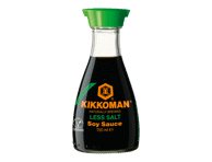 Sojų padažas KIKKOMAN LESS SALT (su dalytuvu), 150 ml