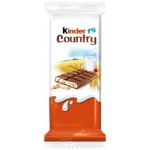 Šok. batonėlis su jav., KINDER COUNTRY, 24 g