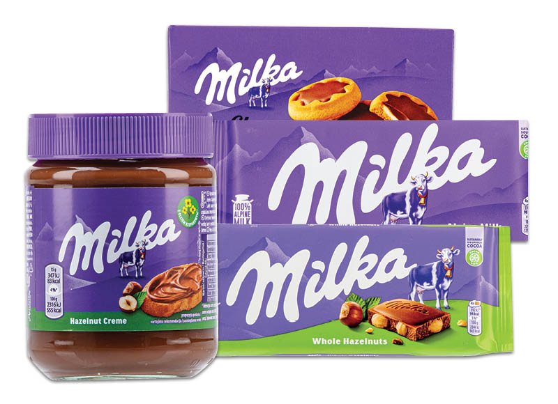 Šokoladams ir sausainiams MILKA