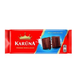 Šokoladas KARŪNA pieninis, 80 g