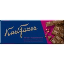Šokoladas su raz. ir rieš. KARL FAZER, 180 g