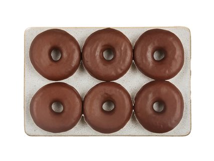 Šokoladinės spurgos, 6 x 51 g
