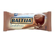 Šokoladiniai ledai BALTIJA su vaflių gabaliukais, 81 g