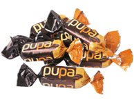 Šokoladiniai saldainiai PUPA, 1 kg